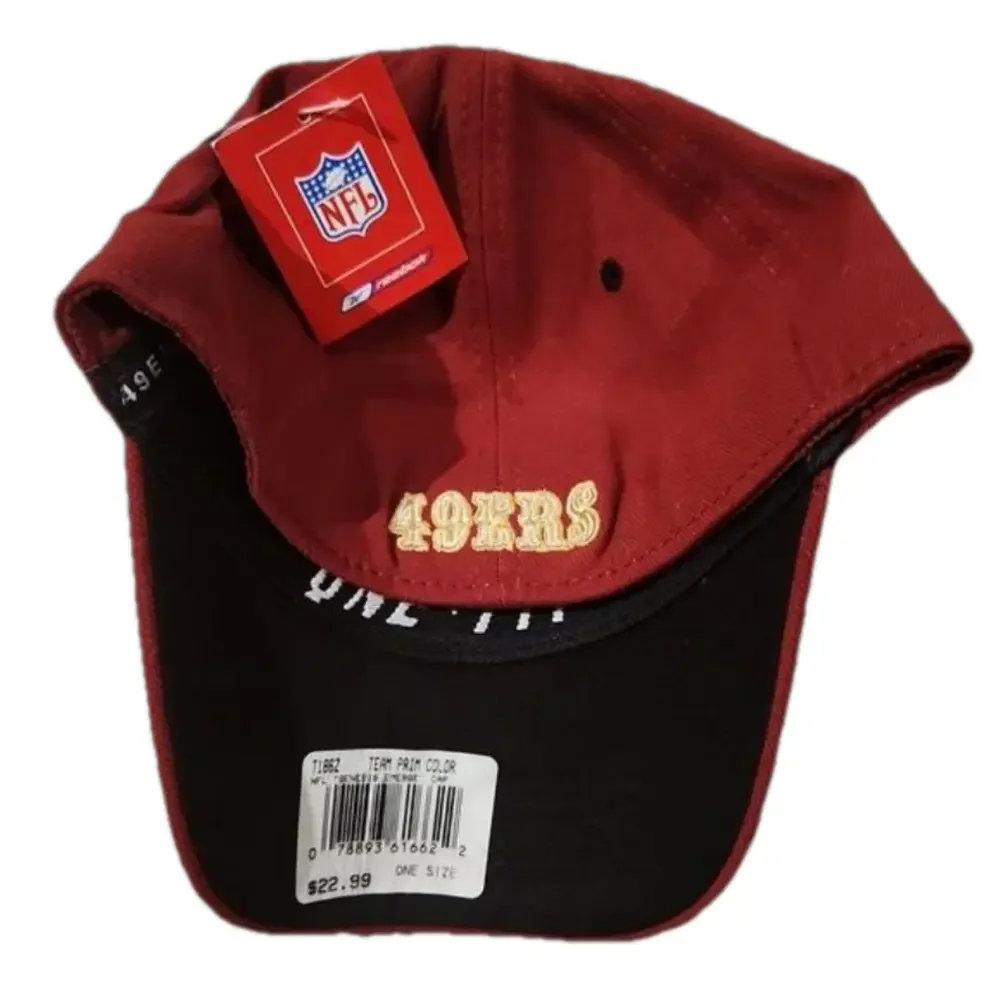 Reebok Maroon SF 49ers Vintage Genesis Emerge One Size Stretch Hat
